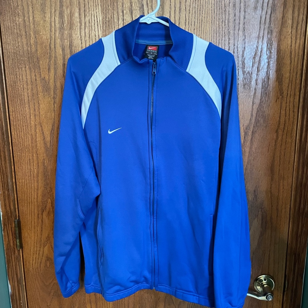 Blue Nike Soccer Warm-Up Jacket